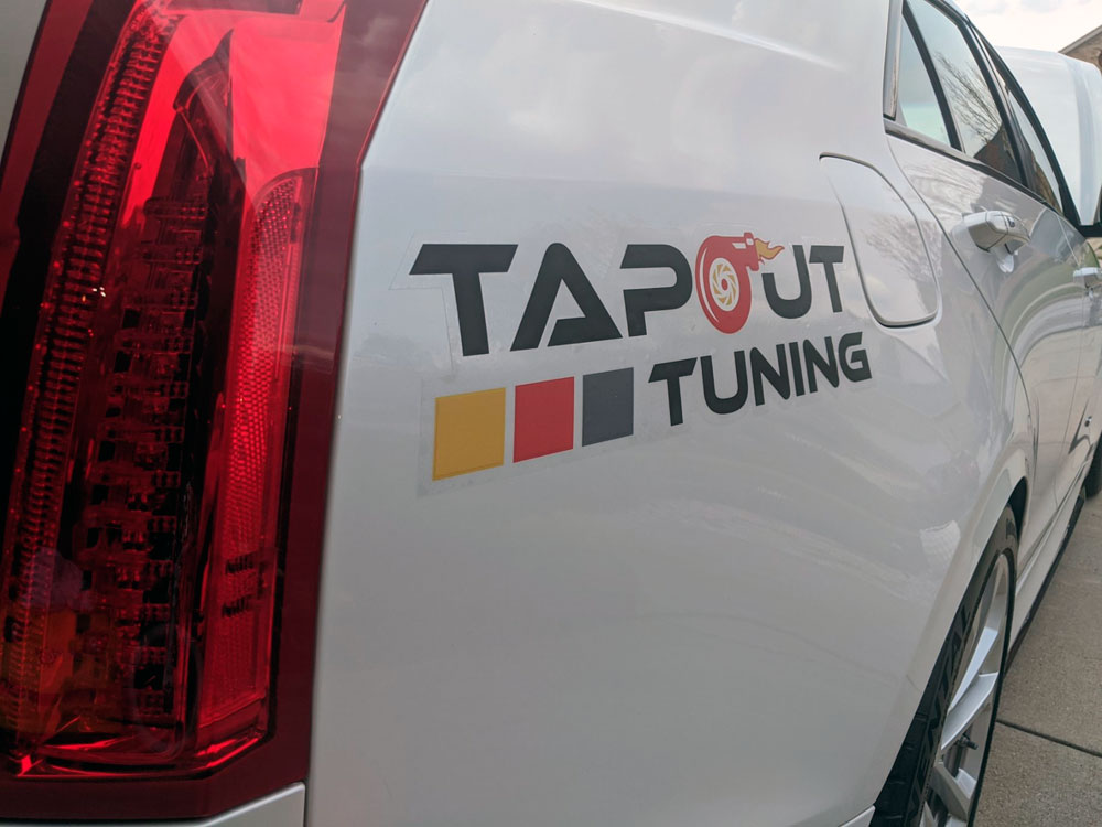 Even Bigger Tapout Tuning Sticker 18 inch - Tapout Tuning
