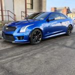 ATS-V blue coupe New York