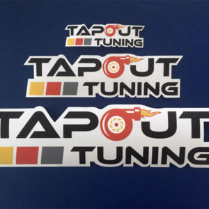 Even Bigger Tapout Tuning Sticker 18 inch - Tapout Tuning