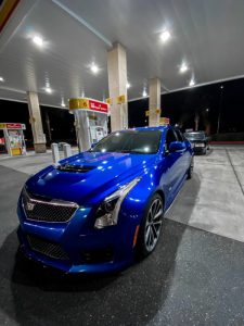 Blue ATS-V thirsty