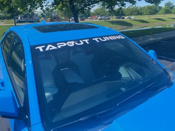 Tapout Tuning Windshield Banner