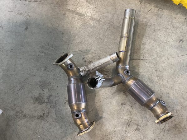 Used CT4-V Blackwing non-EPA catted downpipes