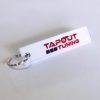 Flight Tag Keychain White Belt