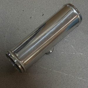 Straight Metal Piping with Injection Bung