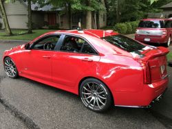 These white letter tires look great on Brian's ATS-V!